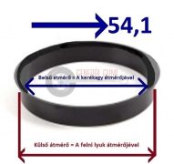 Központosító gyűrű  66,1-54,1 