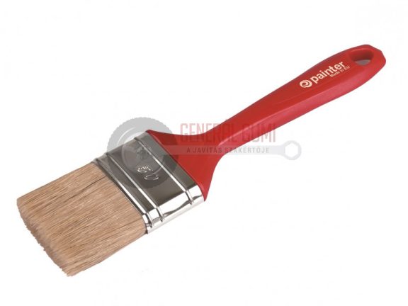 Szerelőpaszta lapos ecset 60mm, piros PVC nyéllel